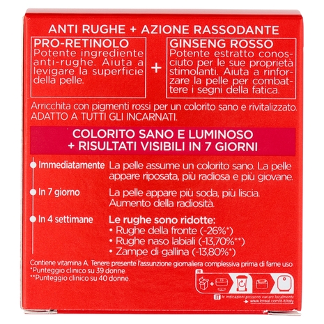L'Oréal Paris Revitalift Crema Rossa Energizzante Giorno Anti-rughe 50 ml